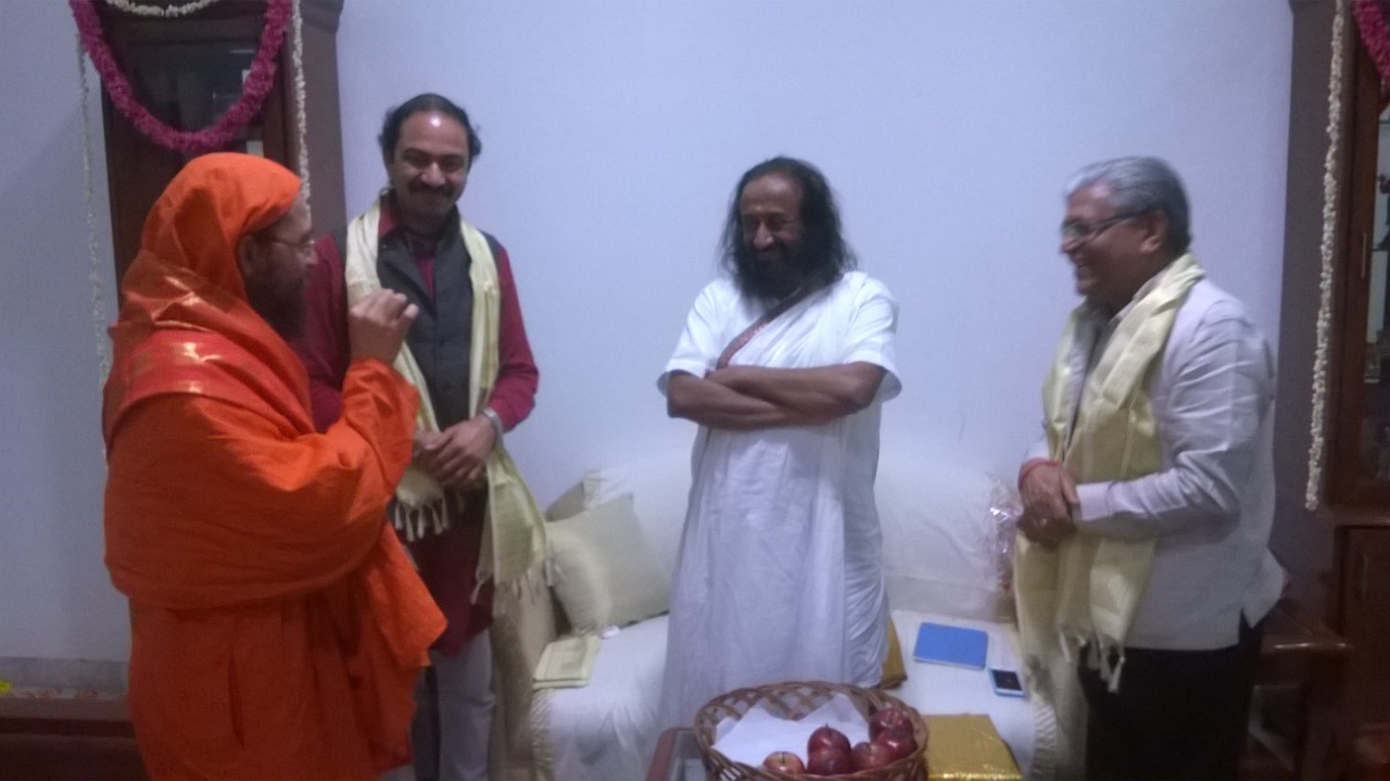 Sunil ji in Discussion with Shri Ravi Shankar Ji